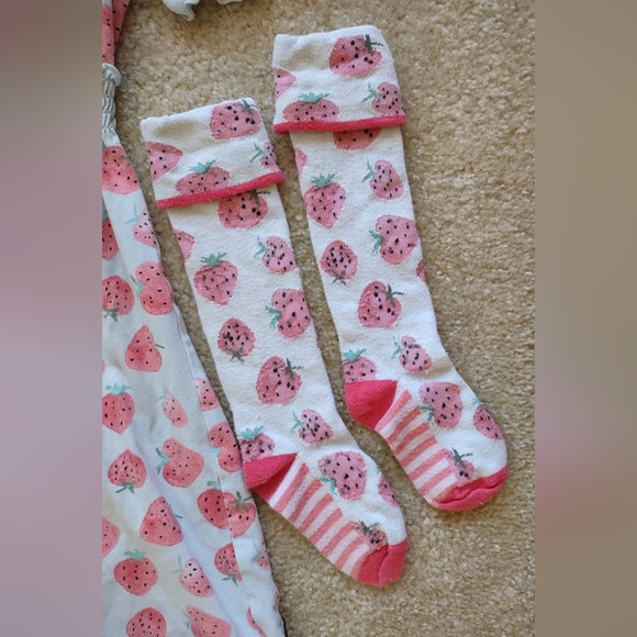 Matilda Jane Size 6 Strawberry Dress & Socks - Picture 7 of 9